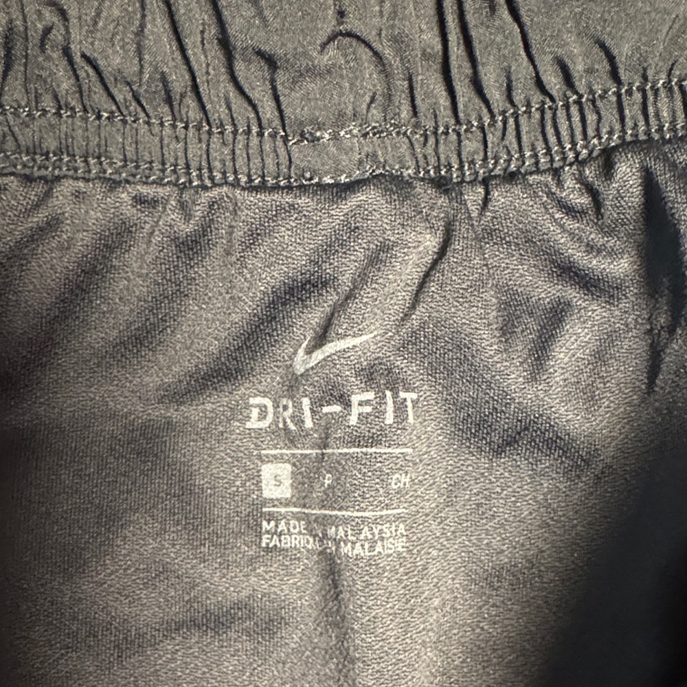 Nike Women's Dark Blue and White Sports Shorts - Picture 2 of 5